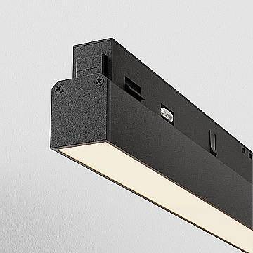 Maytoni Lampada da binario moderna Exility Basis 1 luce LED integrato nero metallo diffusore opaco Maytoni Lampada da binario moderna Exility Basis 1 luce LED integrato nero metallo diffusore opaco