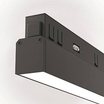 Maytoni Lampada da binario moderna Exility Basis 1 luce LED integrato nero metallo diffusore opaco Maytoni Lampada da binario moderna Exility Basis 1 luce LED integrato nero metallo diffusore opaco