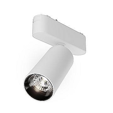 Maytoni Lampada da binario moderna Radity Focus LED 1 luce LED integrato bianco metallo