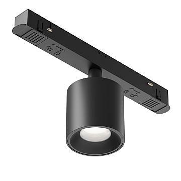 Maytoni Lampada da binario moderna Exility Alfa S 1 luce LED integrato nero alluminio