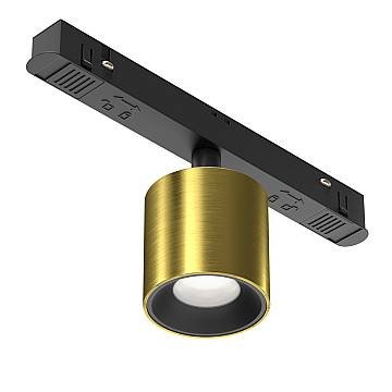 Maytoni Lampada Da Binario Exility Alfa S 1 luce LED integrato nero alluminio Maytoni Lampada Da Binario Exility Alfa S 1 luce LED integrato nero alluminio