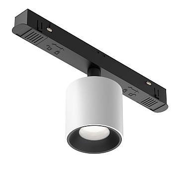 Maytoni Lampada Da Binario Exility Alfa S 1 luce LED integrato nero alluminio Maytoni Lampada Da Binario Exility Alfa S 1 luce LED integrato nero alluminio