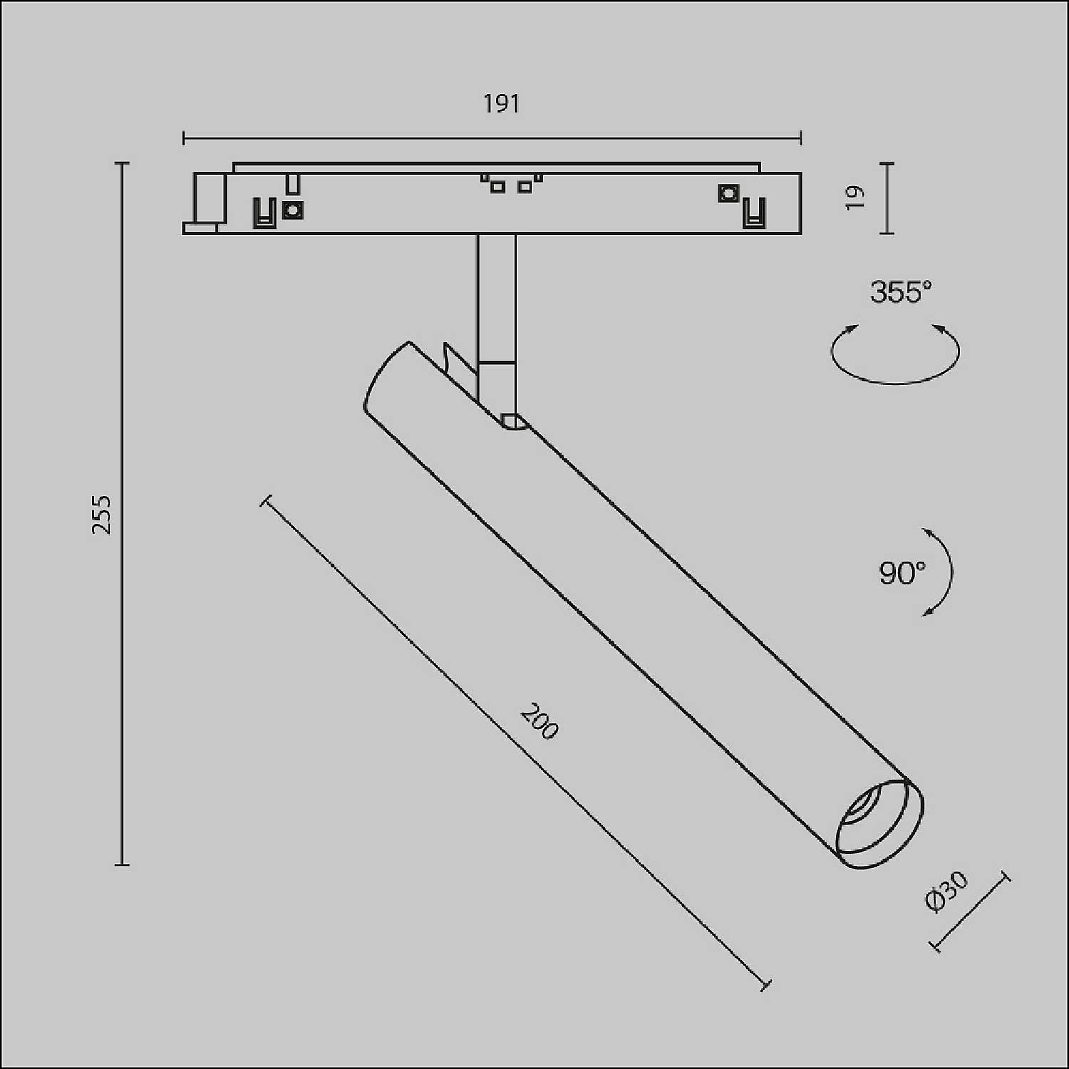 Lampada Da Binario Tr141-2-6W3K-M-Bs TR141-2-6W3K-M-BS