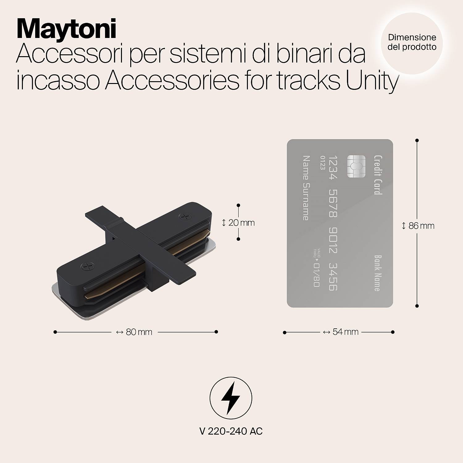 Un Connettore Diritto Tra002C-11B TRA002C-11B