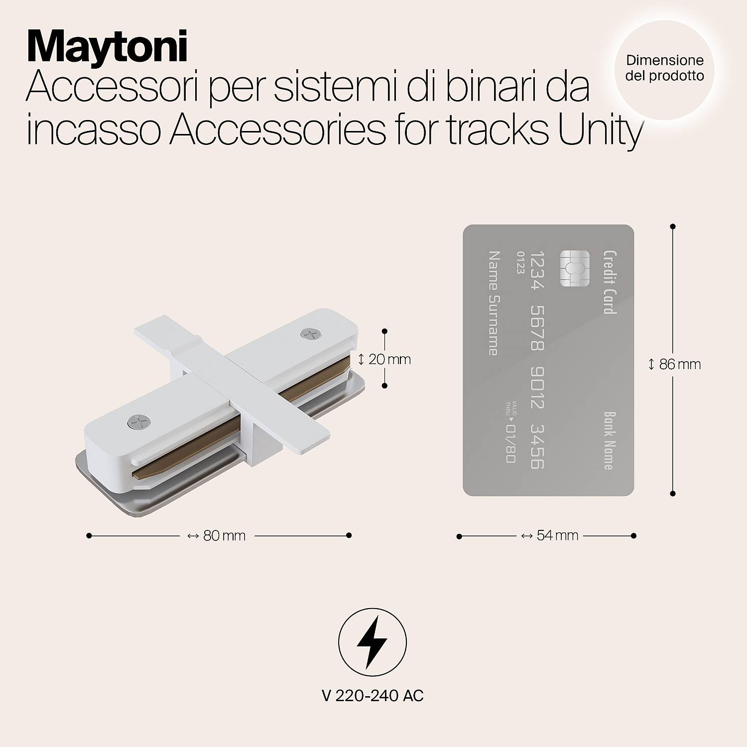 Un Connettore Diritto Tra002C-11W TRA002C-11W
