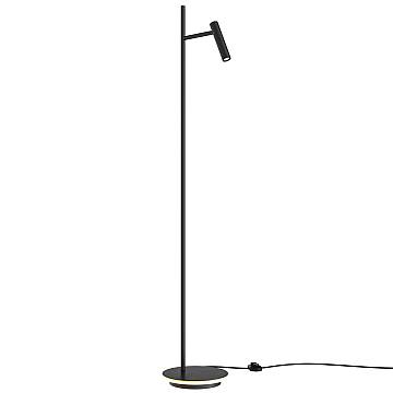 Maytoni Lampada da terra moderna Estudo 1 luce LED integrato nero metallo