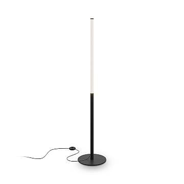 Maytoni Lampada da terra moderna Ray 1 luce LED integrato nero metallo