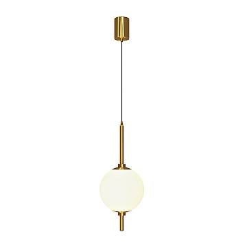 Maytoni Lampadario moderno The Sixth Sense 1 luce LED integrato ottone metallo vetro Maytoni Lampadario moderno The Sixth Sense 1 luce LED integrato ottone metallo vetro