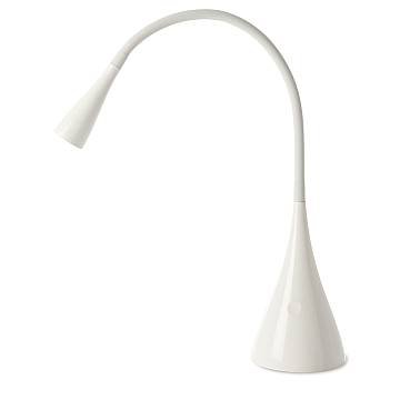 Lampada Da Scrivania Contemporanea Snake Acrilico Bianco Led 3W 3000K