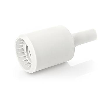 Portalampada In Gomma Colore Bianco