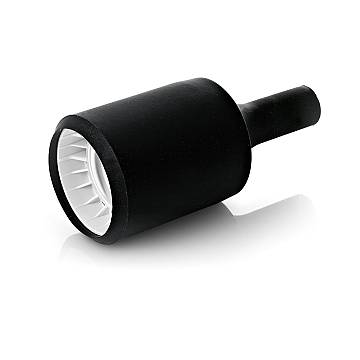 Portalampada In Gomma Colore Nero