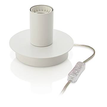 Abatjour Contemporaneo Up And Down Metallo Bianco 1 Luce E27 Abatjour Contemporaneo Up And Down Metallo Bianco 1 Luce E27