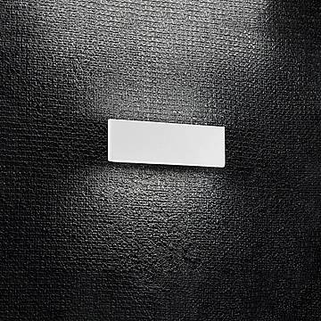 Applique Contemporanea Plank Metallo Bianco Acrilico Led 12W 4000K