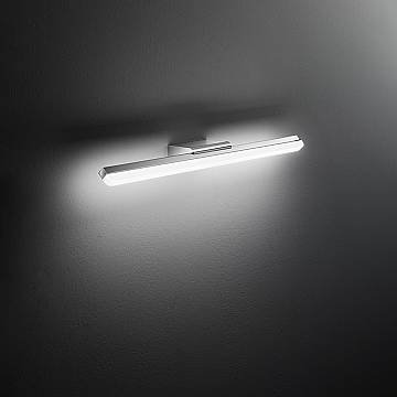 Applique Contemporanea Bold Metallo Cromo Acrilico Led 20W 3000K Applique Contemporanea Bold Metallo Cromo Acrilico Led 20W 3000K