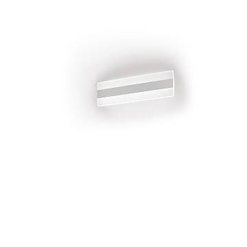 Applique Moderna Bend Metallo Bianco Acrilico Led 25W 4000K Applique Moderna Bend Metallo Bianco Acrilico Led 25W 4000K