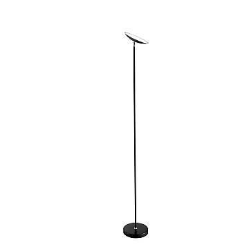Piantana Moderna Febe Metallo Nero Vetro Led 18W 3000K Piantana Moderna Febe Metallo Nero Vetro Led 18W 3000K