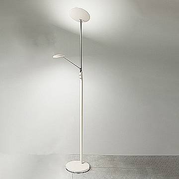 Piantana Moderna Miranda Metallo Bianco Acrilico Led 28W 3000K Piantana Moderna Miranda Metallo Bianco Acrilico Led 28W 3000K