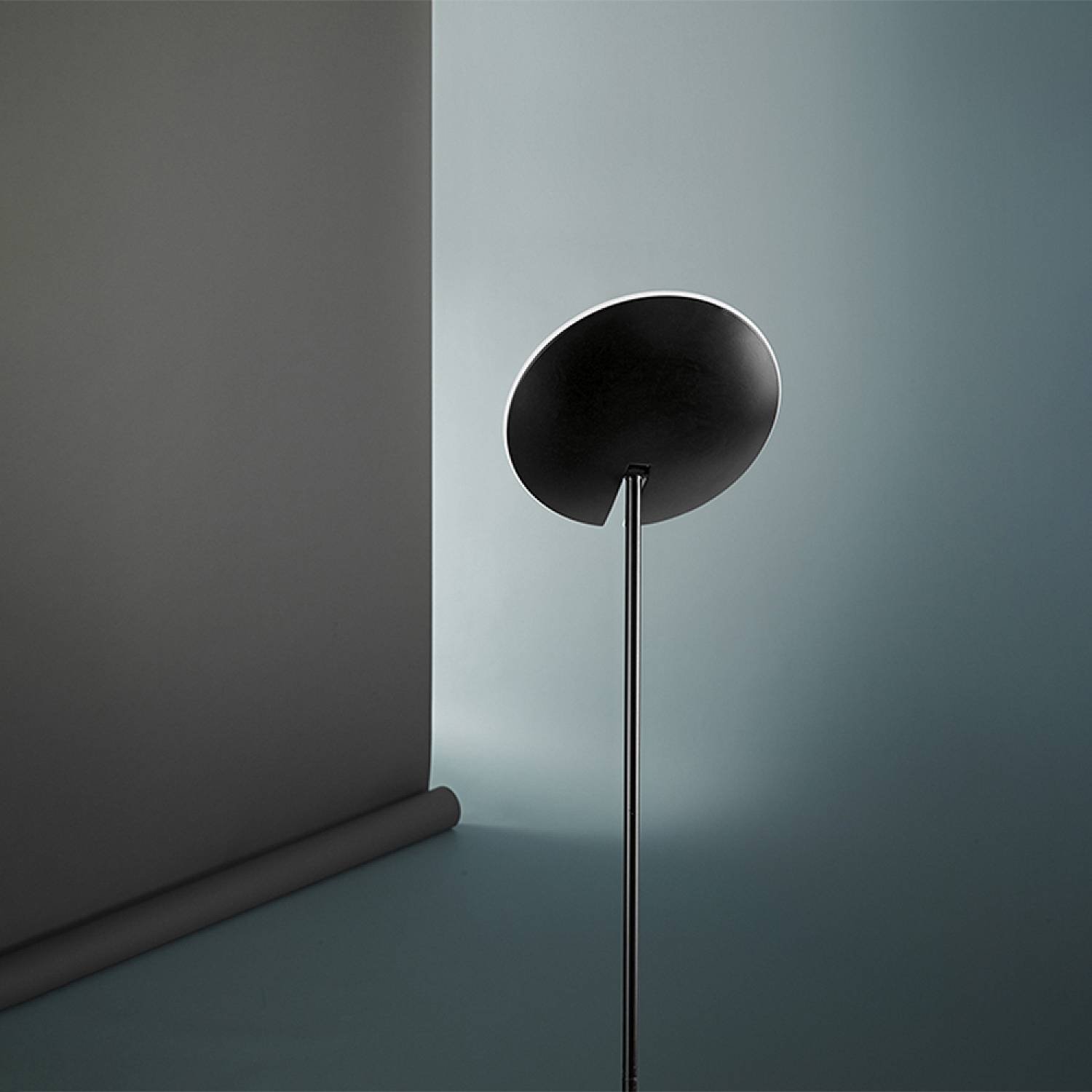 Piantana Moderna Ophelia Metallo Nero Acrilico Led 24W 3000K 6586NLC