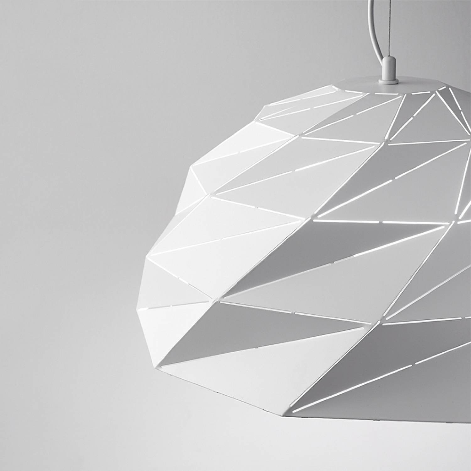 Lampadario Contemporaneo Tilt Metallo Bianco 3 Luci E27 6624B