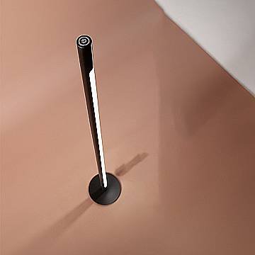 Piantana Moderna Stick Metallo Nero Acrilico Led 22W 3000K Piantana Moderna Stick Metallo Nero Acrilico Led 22W 3000K