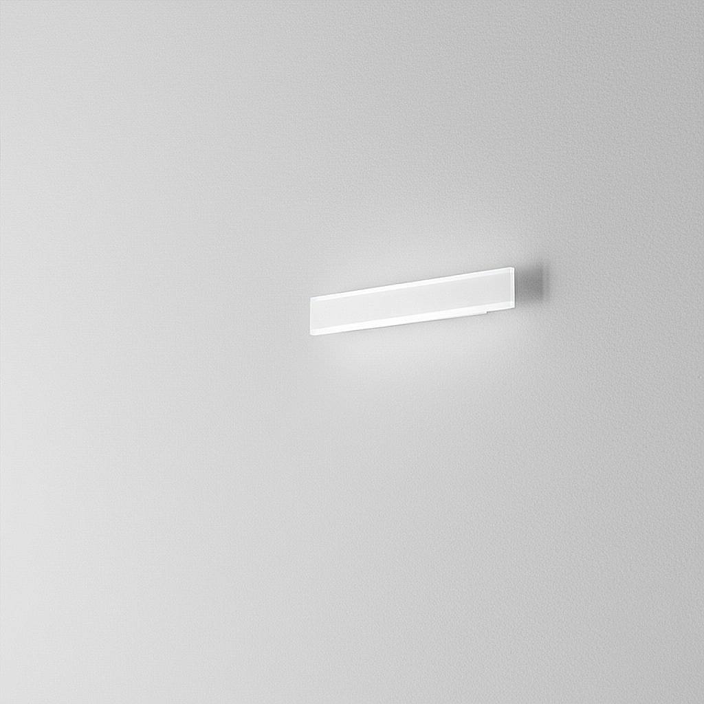 Applique Moderna Kante Metallo Bianco Acrilico Led 16W Cct 3000/4000/6000K