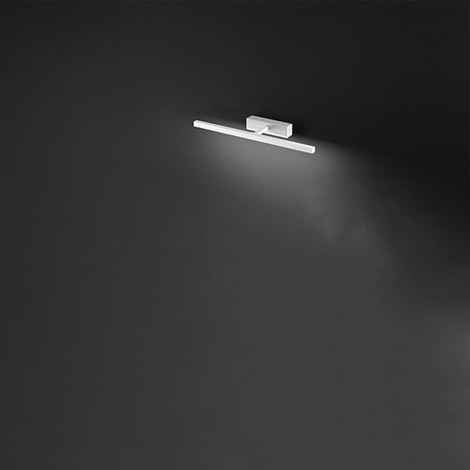 Applique Moderna Riga Metallo Bianco Acrilico Led 12W 3000K 8040BCT