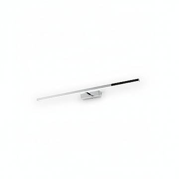 Applique Moderna Riga Metallo Cromo Acrilico Led 16W 3000K