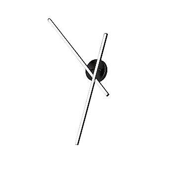 Plafoniera Moderna Syncro Alluminio Nero Led 29W Dimmerabile Ip20