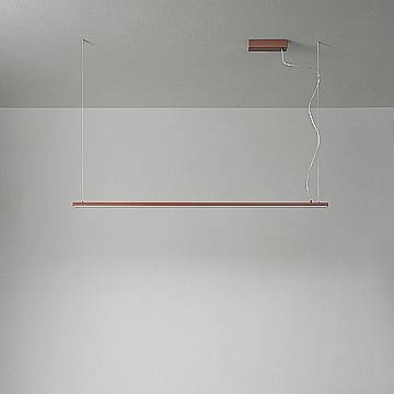 Sospensione Moderna Link Alluminio Marrone Led 35W Dimmetabile Ip20