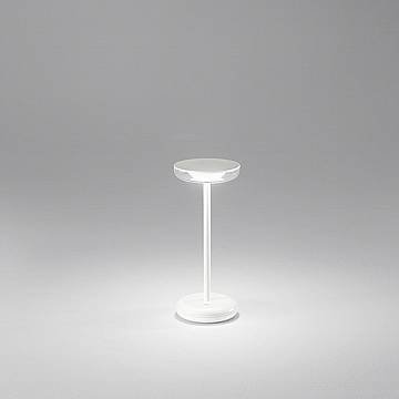 Lampada Tavolo Esterno Moderna Soap Acrilico Bianco Led 2W 3000K