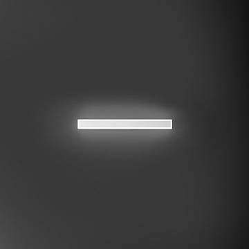 Applique Moderna Wally Alluminio Bianco Acrilico Led 19W 3000K