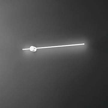 Applique Moderna Clock Alluminio Bianco Acrilico Led 20W 3000K Applique Moderna Clock Alluminio Bianco Acrilico Led 20W 3000K