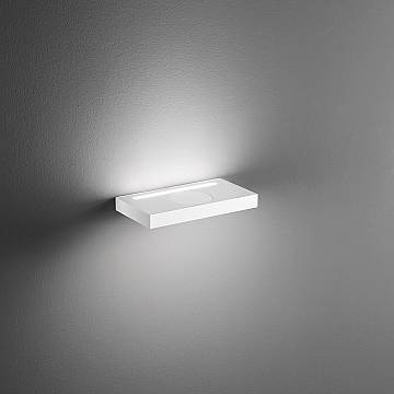 Applique Moderna Floor Alluminio Bianco Acrilico Led 18W 3000K Applique Moderna Floor Alluminio Bianco Acrilico Led 18W 3000K