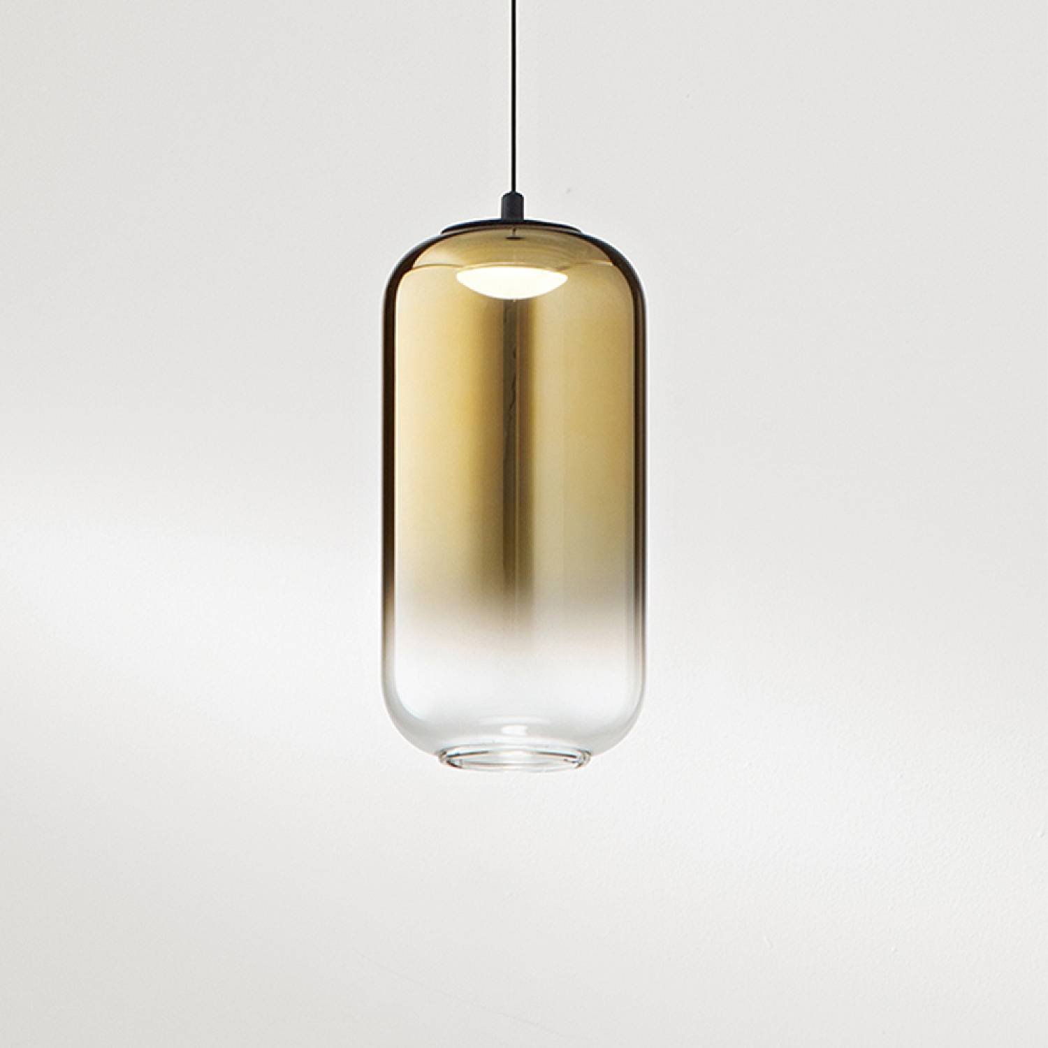 Vetro Borosilicato Contemporaneo Hunter Oro Specchiato D10 8214OR