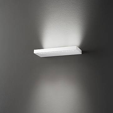 Applique Moderna Bed Metallo Bianco Led 22W 3000K