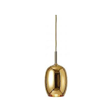 Vetro Borosilicato Contemporaneo Rain Oro Specchiato D17 Senza Rosone