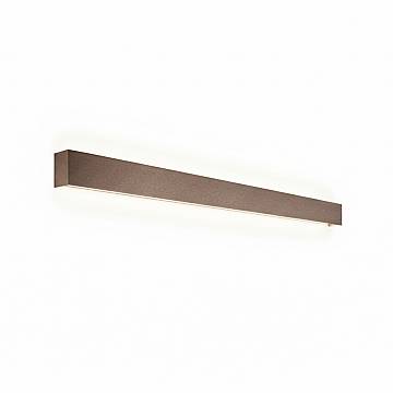 Applique Minimal Rummo Metallo Marrone Metalizzato Led 20W 3000K