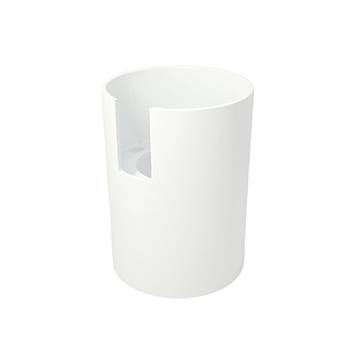 Cover Cilindro Per Faretto Snodo Metallo Bianco