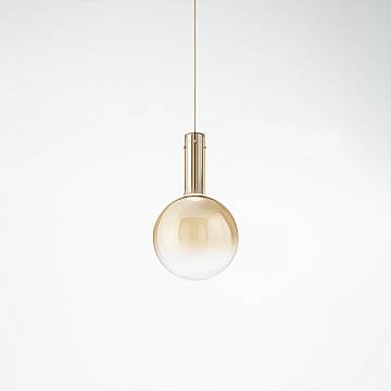 Vetro Ambra Trasparente Serie Ampolla D25Cm Con Cavo 200Cm
