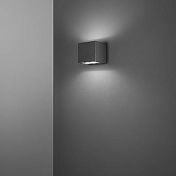 Applique Esterno Moderna Spot Alluminio Antracite Led 10W 3000K Ip65