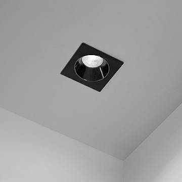 Faretto Incasso Moderno Oasis Metallo Nero 1 Luce Gu10 Ip20 Faretto Incasso Moderno Oasis Metallo Nero 1 Luce Gu10 Ip20