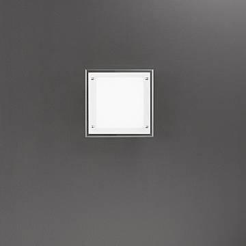 Plafoniera Moderna Plain Vetro Bianco Led 20W Dimmerabile Ip20