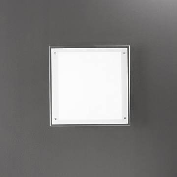 Plafoniera Moderna Plain Vetro Bianco Led 40W Dimmerabile Ip20