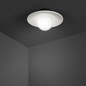 Applique Contemporanea Huevo Metallo Cemento Bianco 1 Luce E27 Ip20 Applique Contemporanea Huevo Metallo Cemento Bianco 1 Luce E27 Ip20