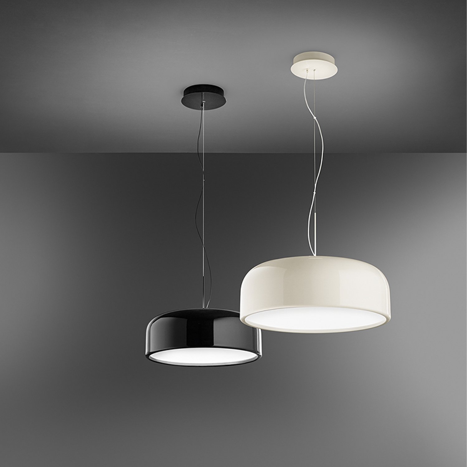 Sospensione Moderna Velia Metallo Bianco Led 20W Dimmerabile Ip20 8448BCT