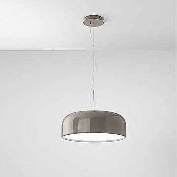 Sospensione Moderna Velia Metallo Grigio Led 20W Dimmerabile Ip20 Sospensione Moderna Velia Metallo Grigio Led 20W Dimmerabile Ip20