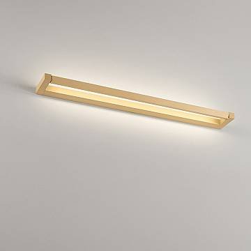 Applique Moderna Slim Metallo Oro Led 24W Dimmerabile Ip20