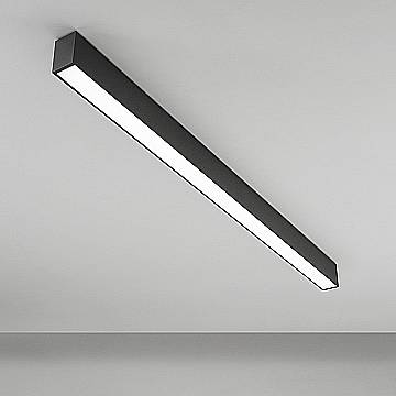 Plafoniera Moderna Grid Alluminio Nero Led 40W Dimmerabile Ip20