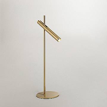 Lampada Da Tavolo Moderna Sniper Metallo Oro Led 6W Dimmerabile Ip20