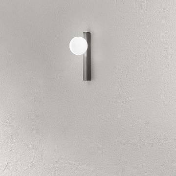 Plafoniera Minimal Snooky Metallo Grigio 1 Luce G9 Ip20